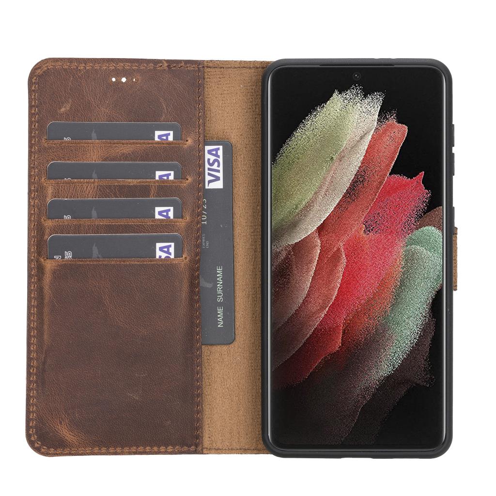 Samsung Galaxy S21 Leather Wallet Case