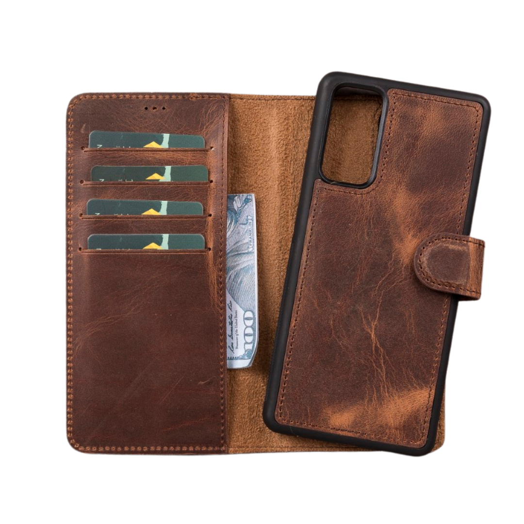 Samsung Galaxy S20 Leather Wallet Case