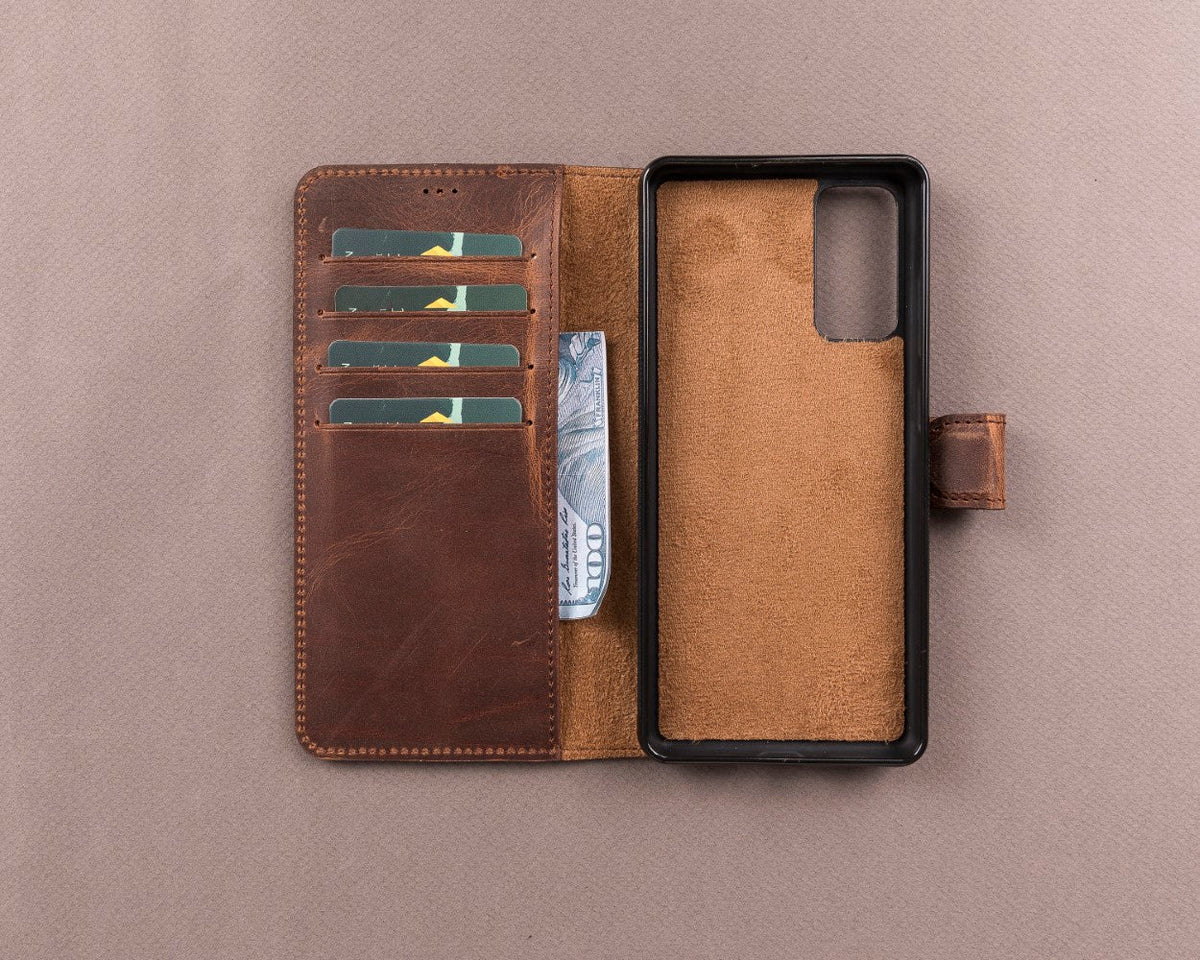 Samsung Galaxy S20 Leather Wallet Case