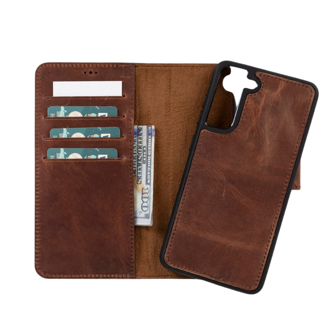 Samsung Galaxy S21 Leather Wallet Case