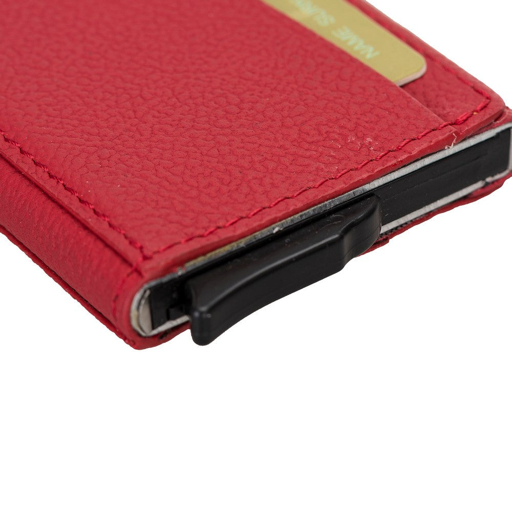 Torres Leather Card Holder with Mechanism