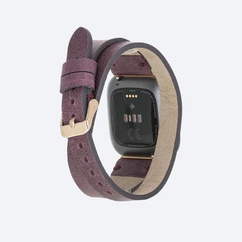 Bristol Double Tour Slim FitBit Leather Watch Straps