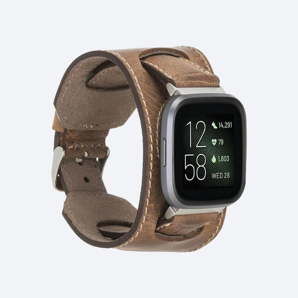 Swansea Cuff FitBit Leather Watch Straps