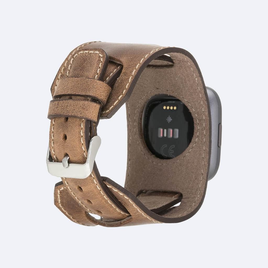 Swansea Cuff FitBit Leather Watch Straps