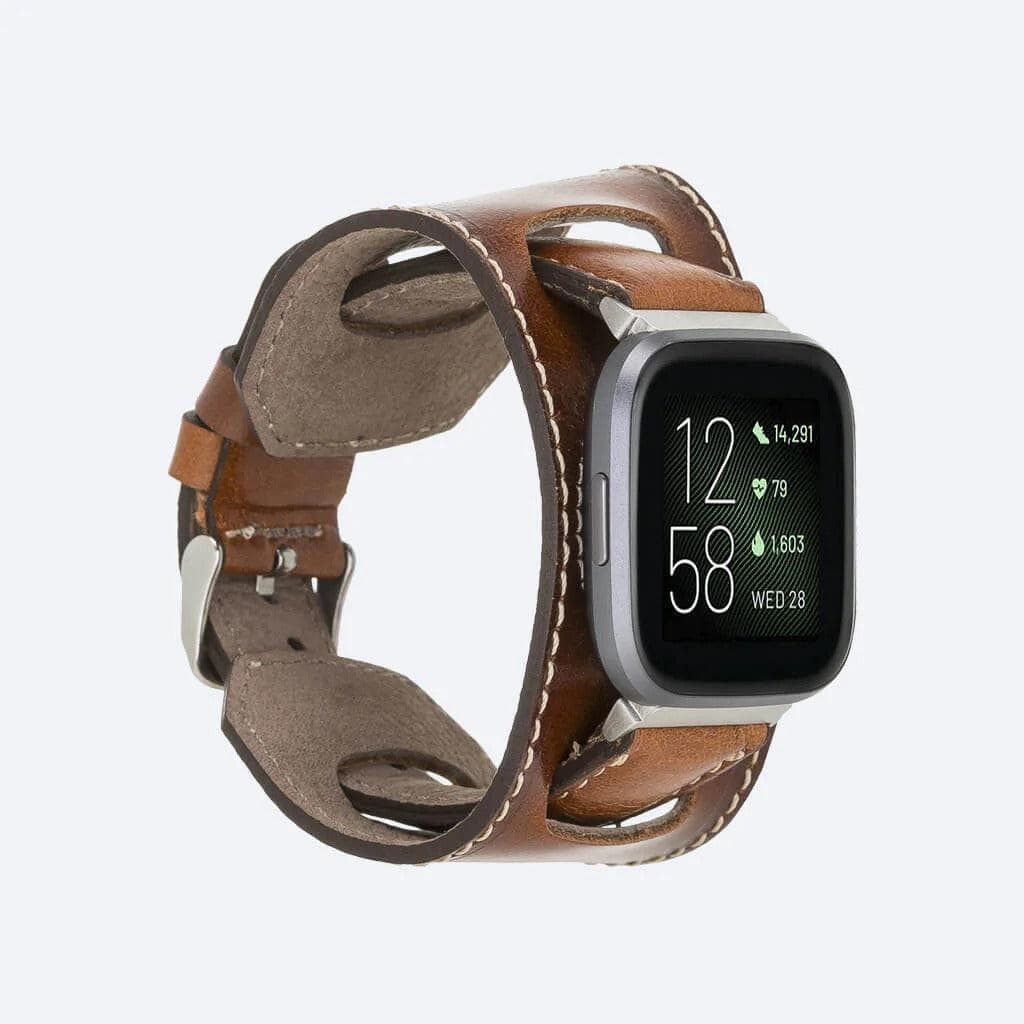 Swansea Cuff FitBit Leather Watch Straps