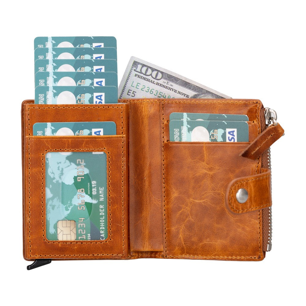 Kont Leather Wallet and Card Holder