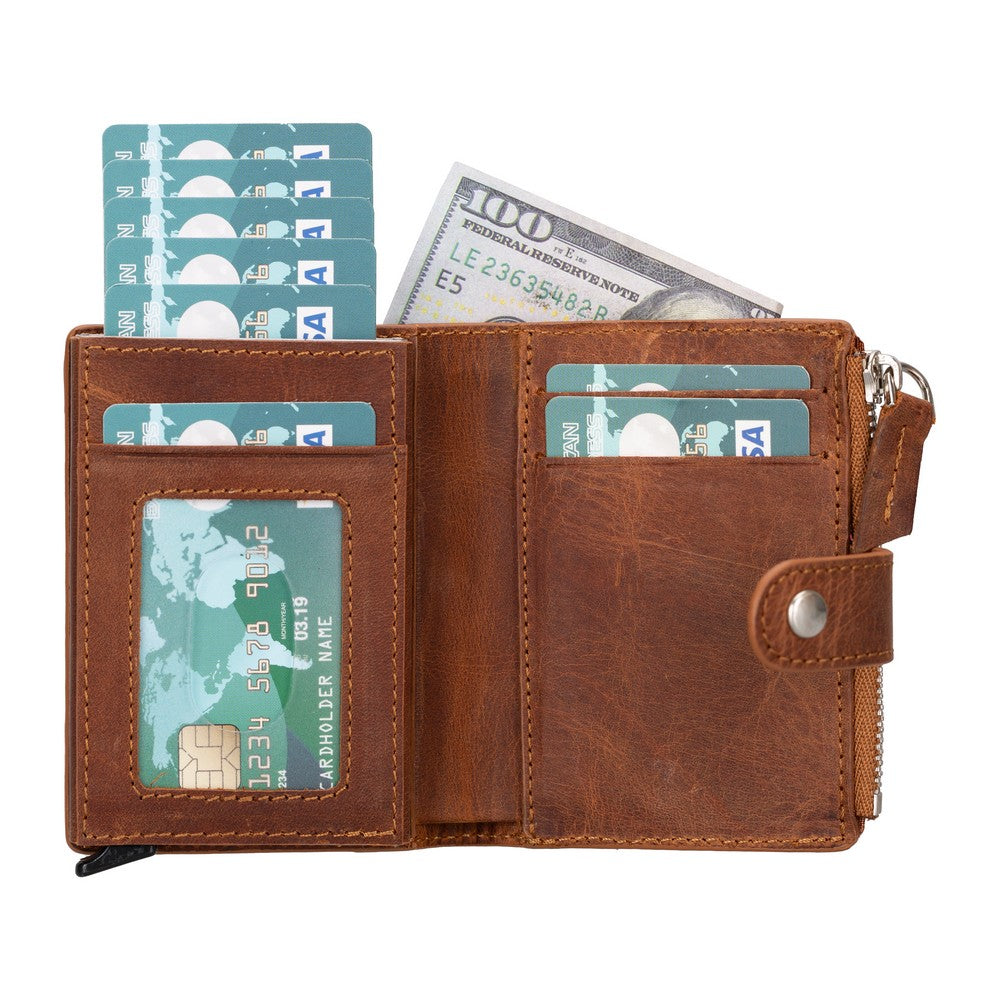 Kont Leather Wallet and Card Holder