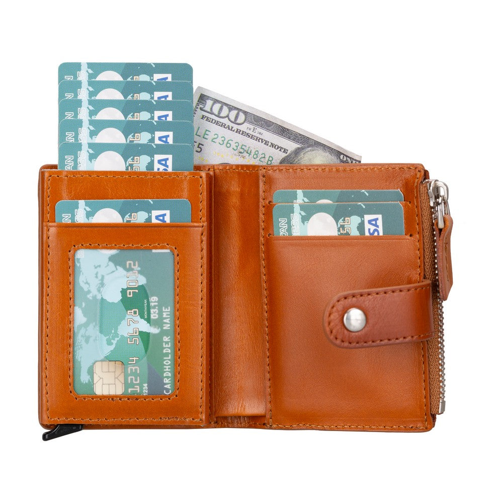 Kont Leather Wallet and Card Holder