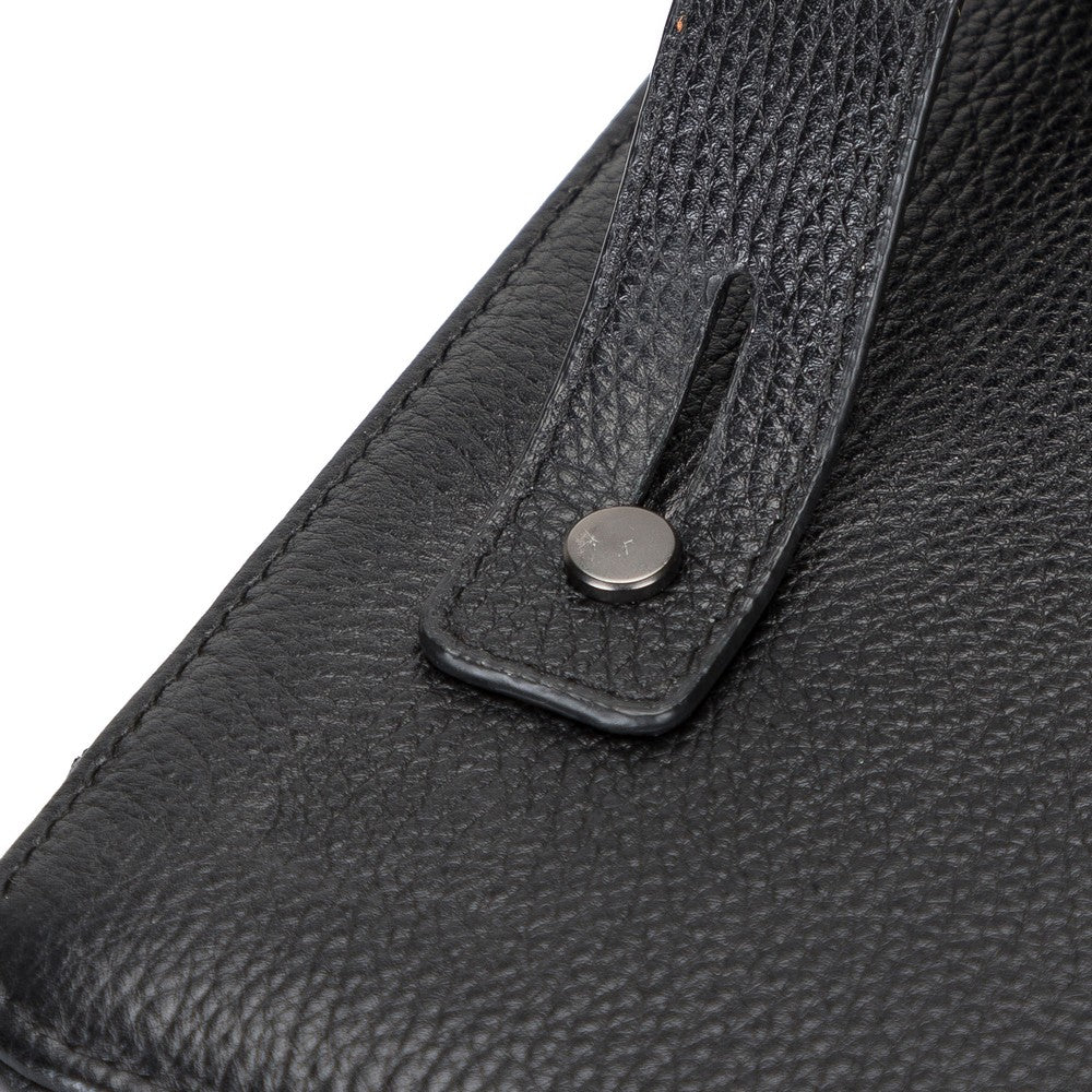 Leather Zippered Multi-Purpose Accessory Bag