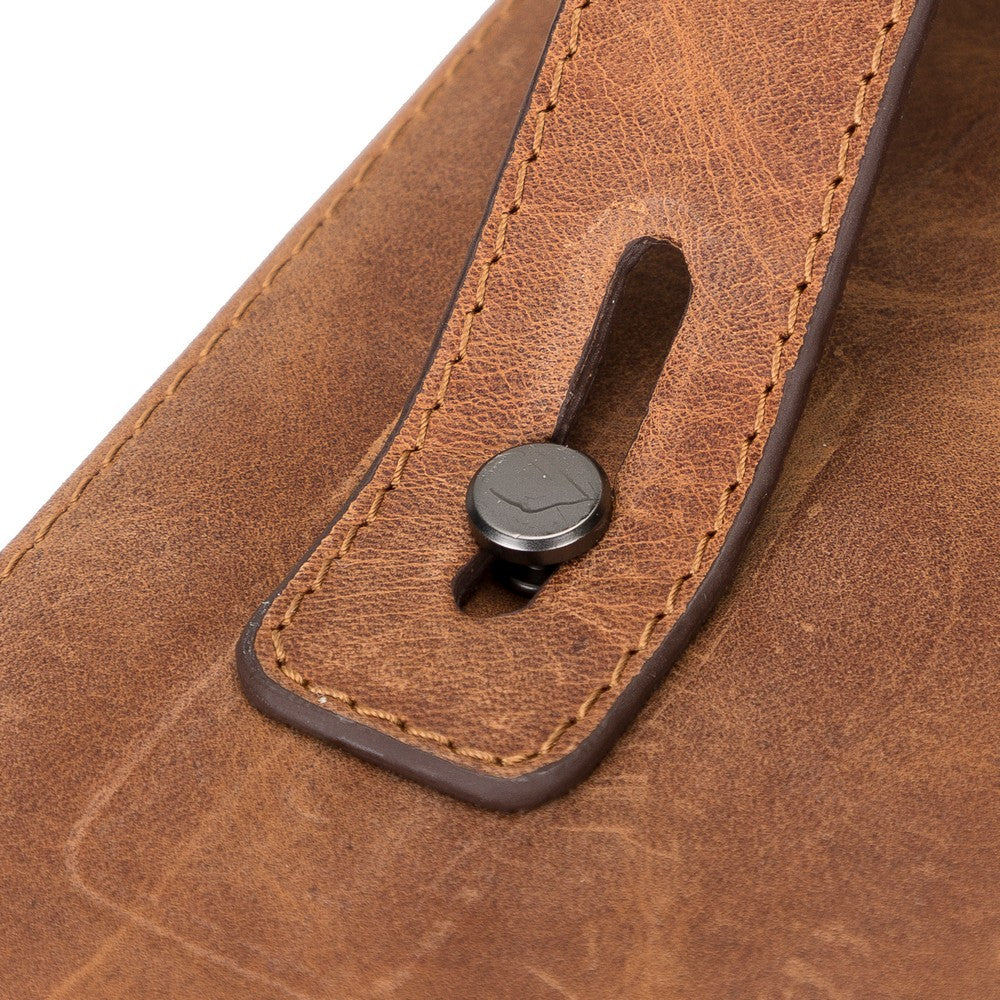 Leather Zippered Multi-Purpose Accessory Bag