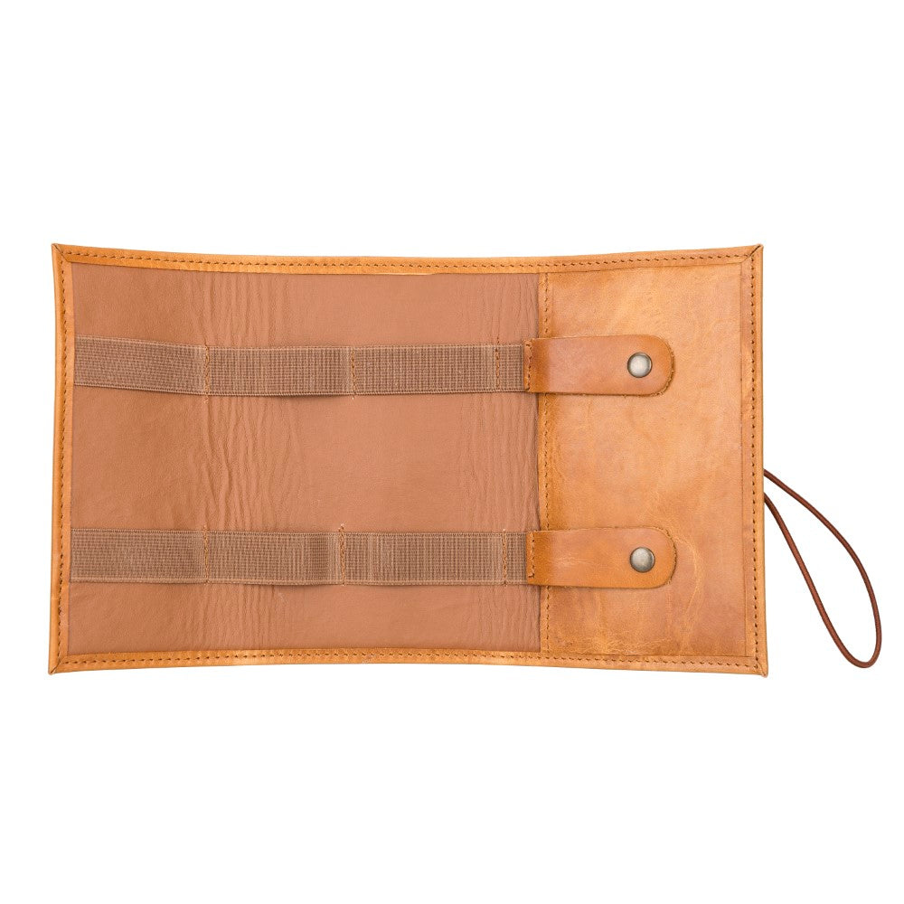 Leather Cable Accessory Carrying Bag