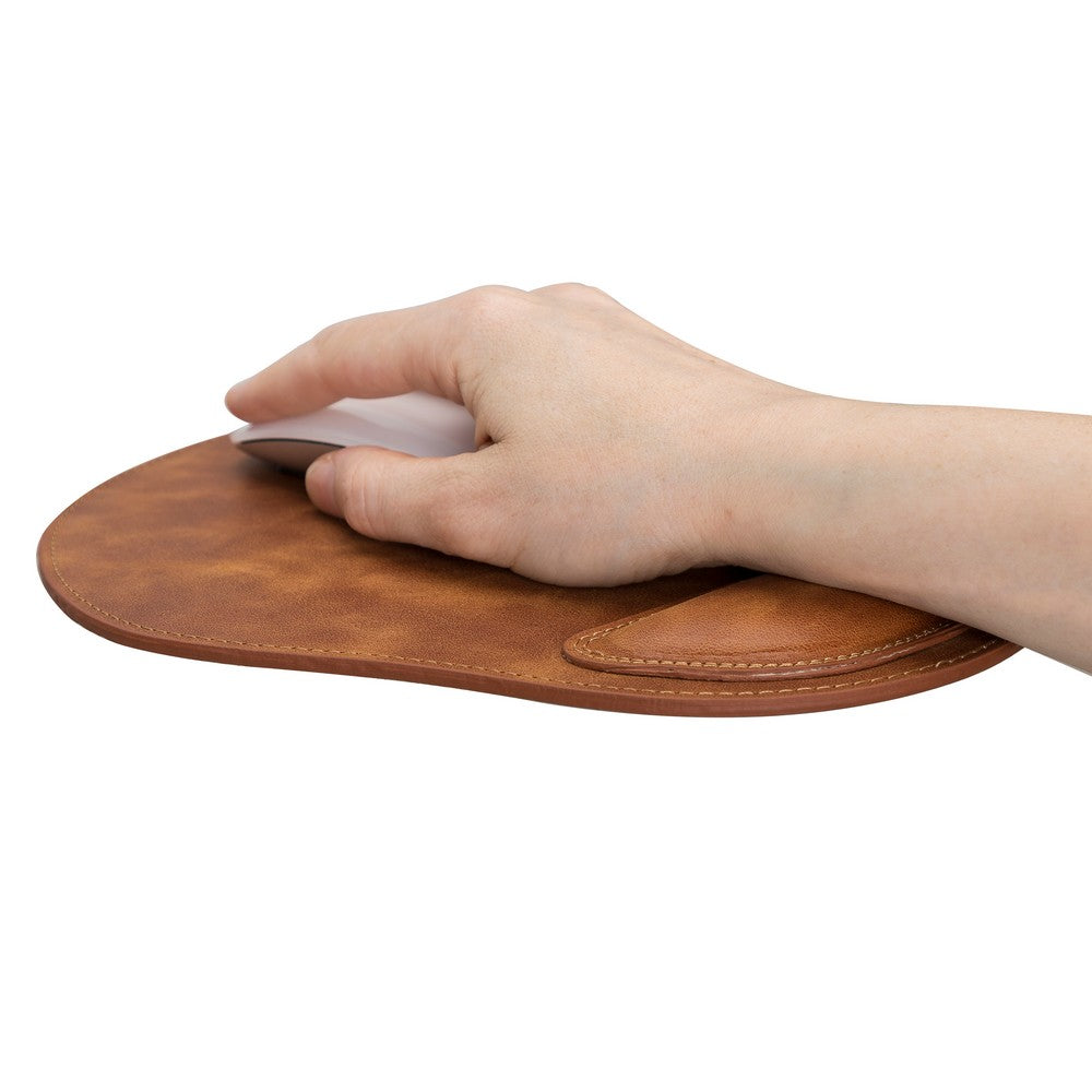 Conn Leather Mouse Pad with Wristband