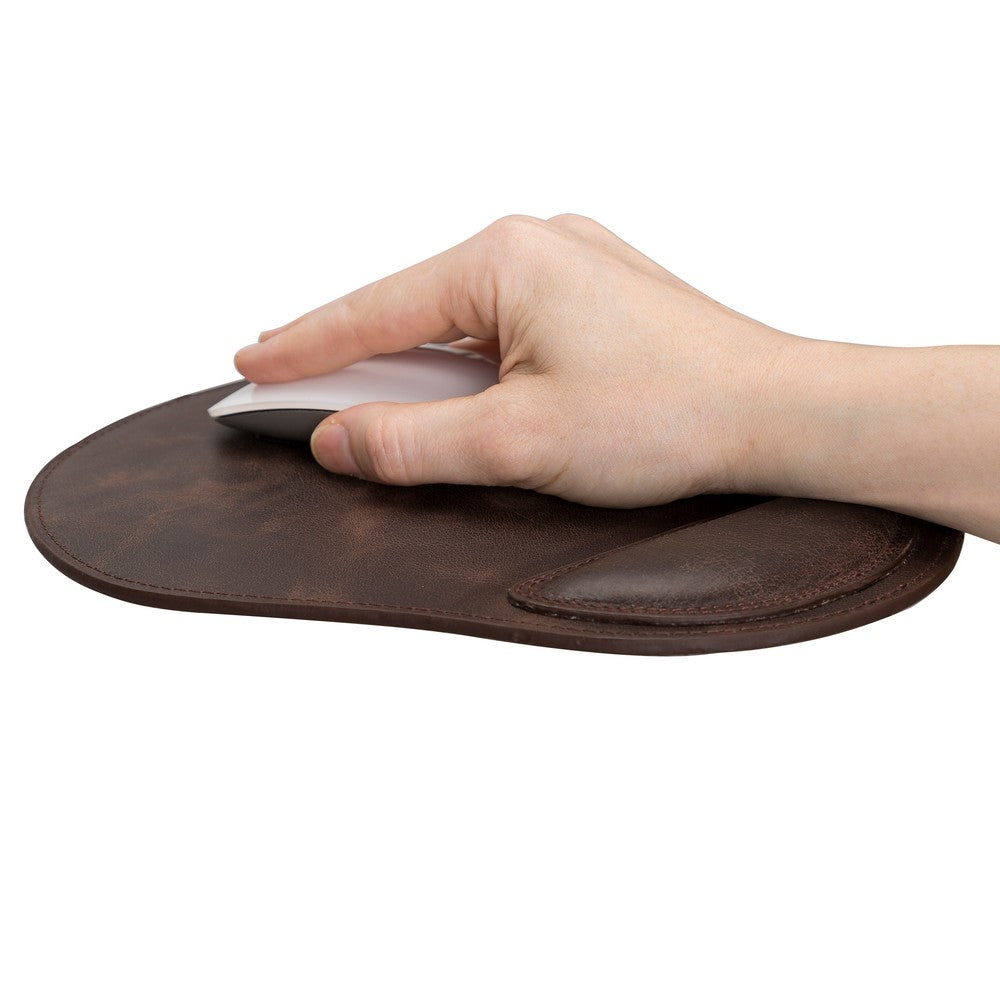 Conn Leather Mouse Pad with Wristband