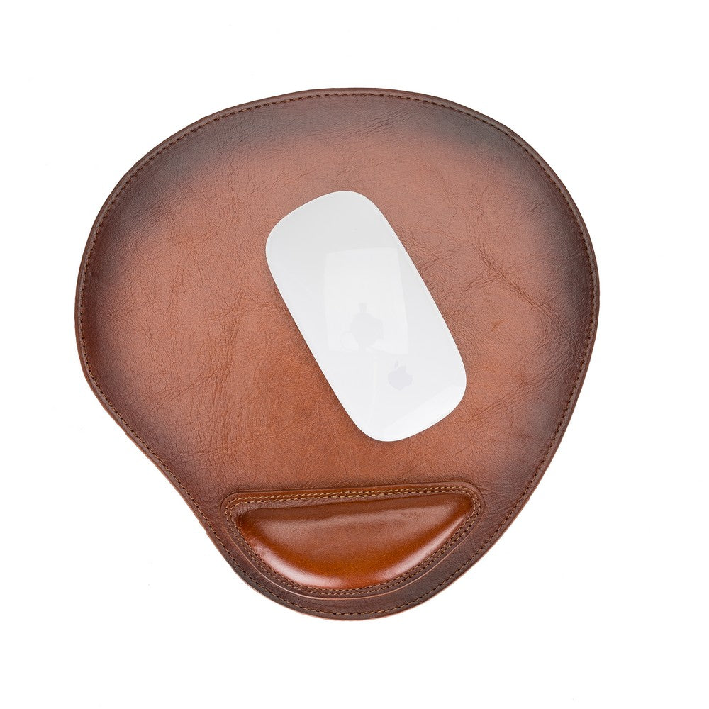 Conn Leather Mouse Pad with Wristband