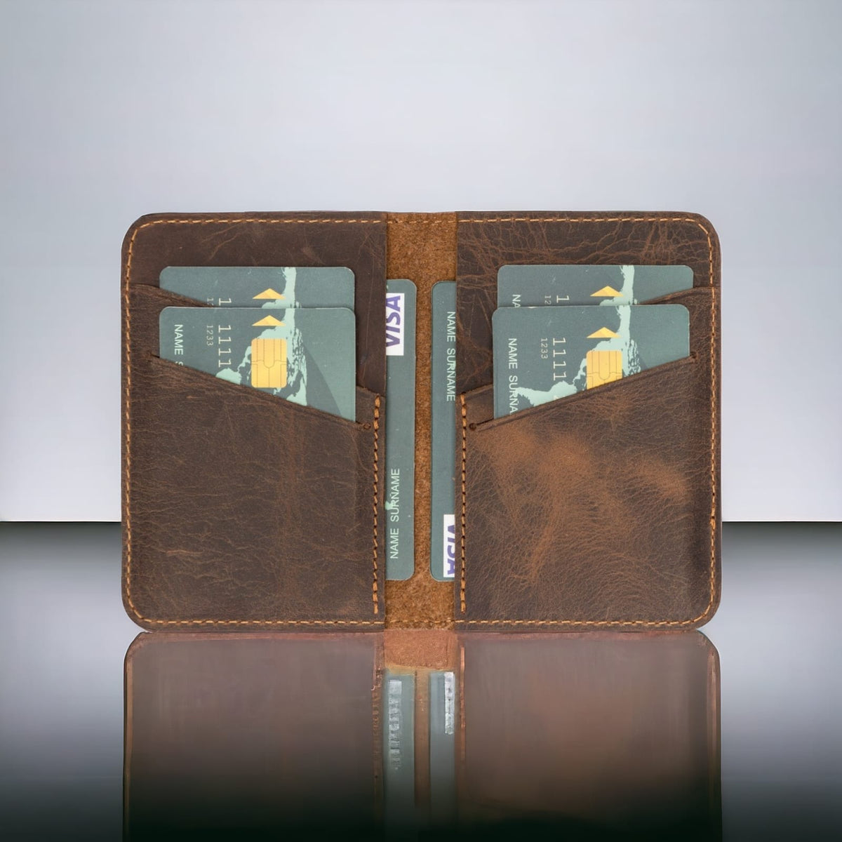 Enrico Slim Leather Card Holder