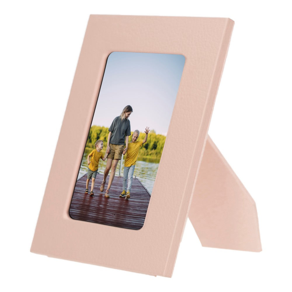 Leather Desktop Photo Frame 22x17cm frame for 15x10cm photos (8.6x6.6inch frame for 5.9x3.9inch photos)