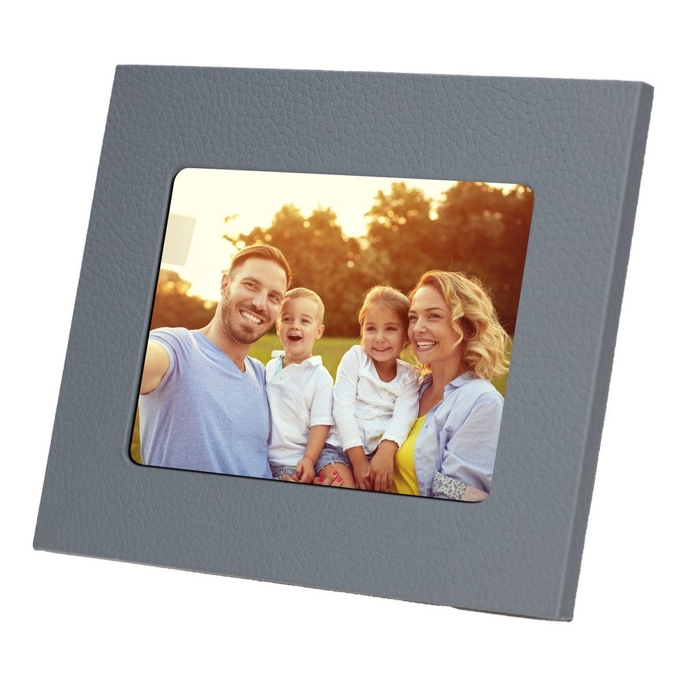 Leather Desktop Photo Frame 22x17cm frame for 15x10cm photos (8.6x6.6inch frame for 5.9x3.9inch photos)