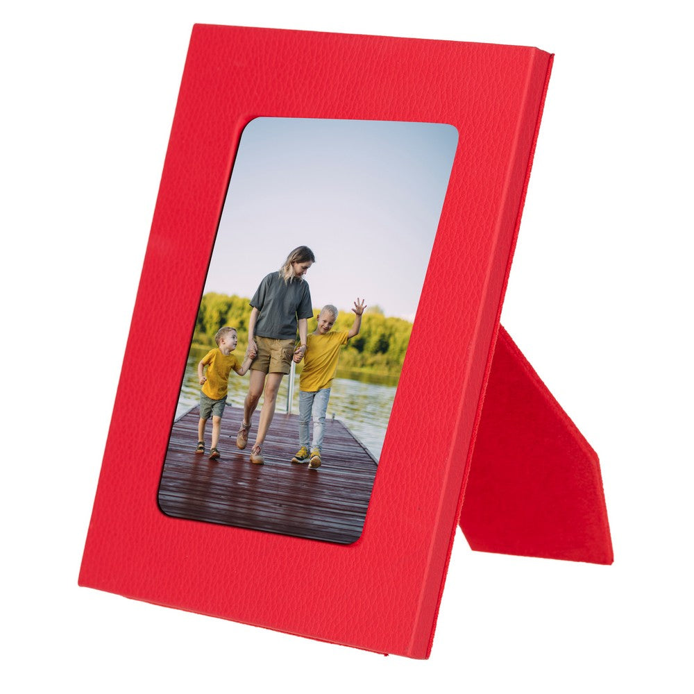 Leather Desktop Photo Frame 22x17cm frame for 15x10cm photos (8.6x6.6inch frame for 5.9x3.9inch photos)