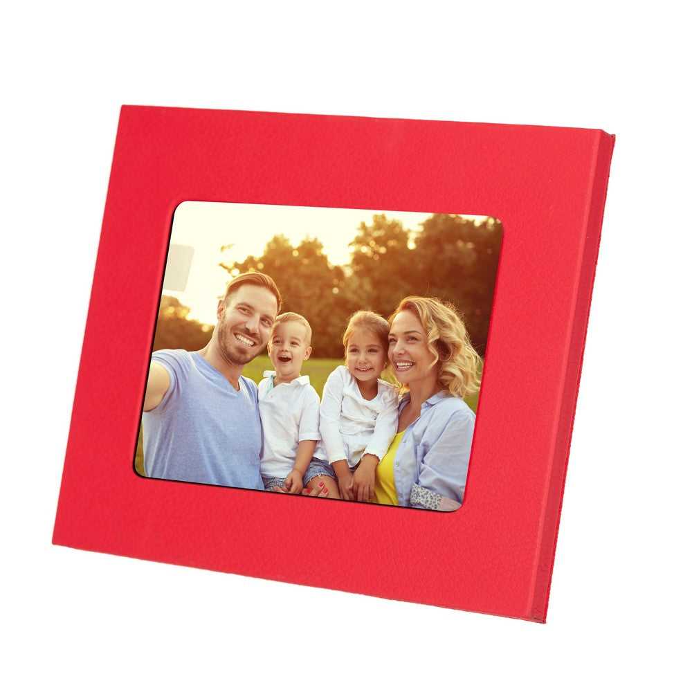 Leather Desktop Photo Frame 22x17cm frame for 15x10cm photos (8.6x6.6inch frame for 5.9x3.9inch photos)