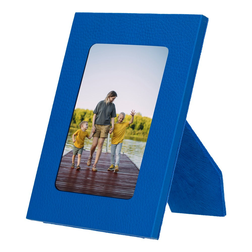 Leather Desktop Photo Frame 22x17cm frame for 15x10cm photos (8.6x6.6inch frame for 5.9x3.9inch photos)