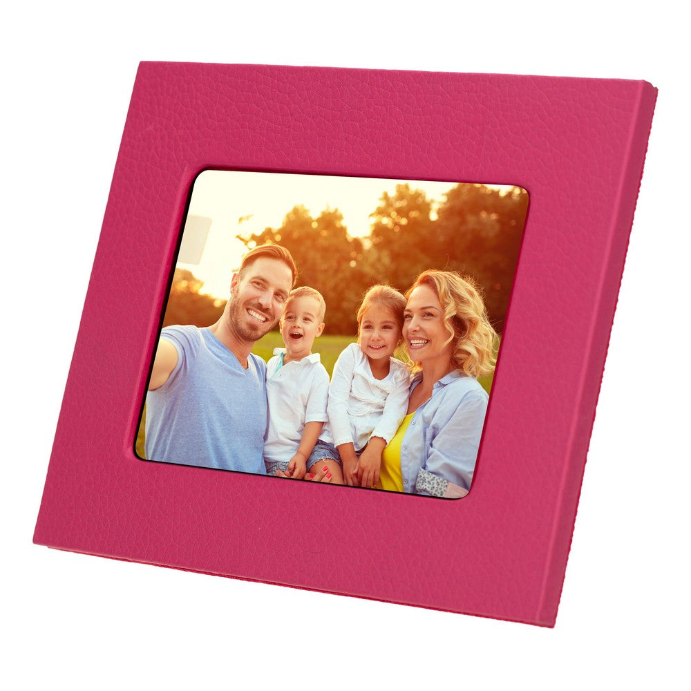 Leather Desktop Photo Frame 22x17cm frame for 15x10cm photos (8.6x6.6inch frame for 5.9x3.9inch photos)