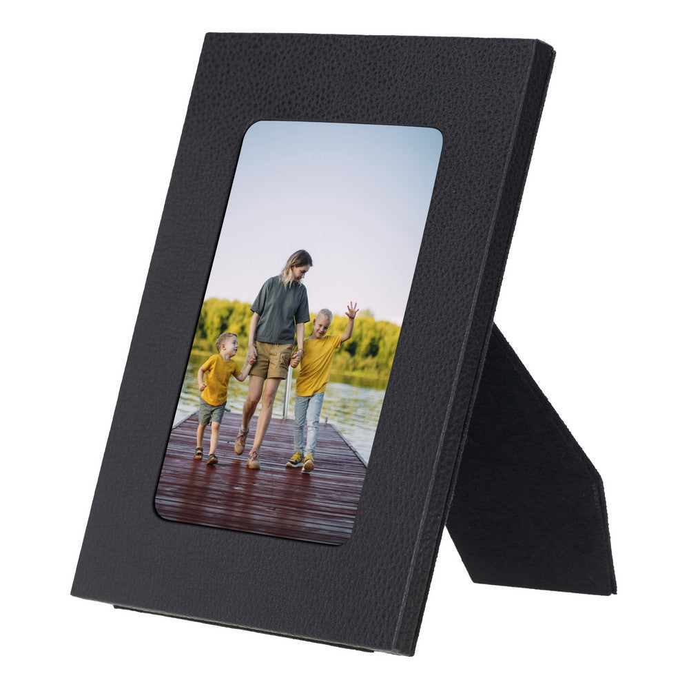 Leather Desktop Photo Frame 22x17cm frame for 15x10cm photos (8.6x6.6inch frame for 5.9x3.9inch photos)