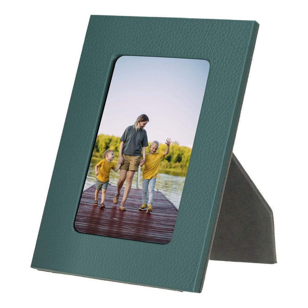 Leather Desktop Photo Frame 22x17cm frame for 15x10cm photos (8.6x6.6inch frame for 5.9x3.9inch photos)