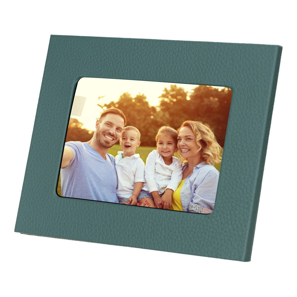 Leather Desktop Photo Frame 22x17cm frame for 15x10cm photos (8.6x6.6inch frame for 5.9x3.9inch photos)