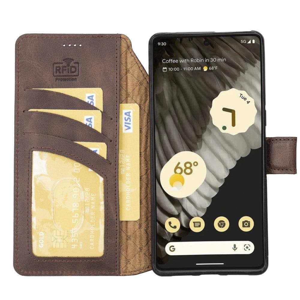 Google Pixel 7 Series Leather DetacHable Wallet Cases