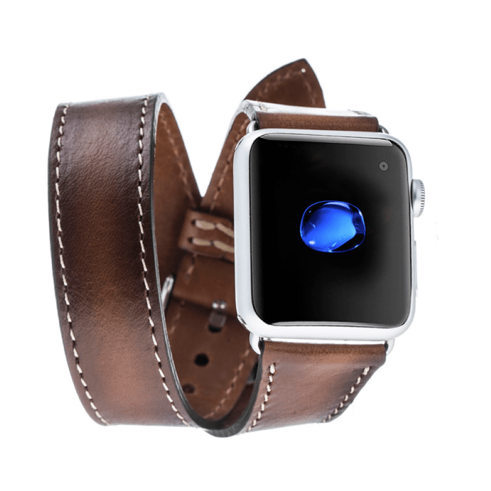 Lancaster Double Tour Classic Apple Watch Leather Straps