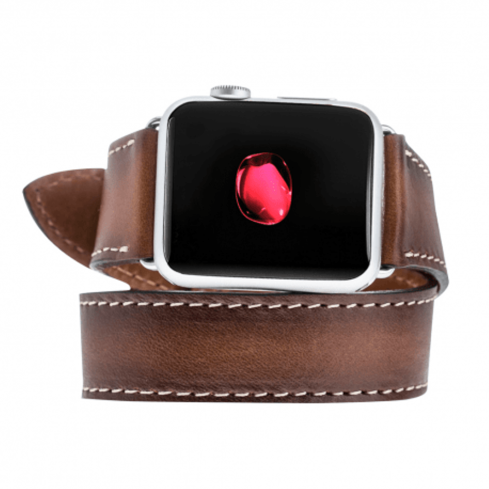 Lancaster Double Tour Classic Apple Watch Leather Straps