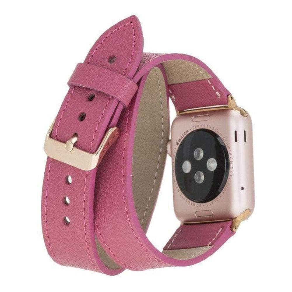 Lancaster Double Tour Classic Apple Watch Leather Straps