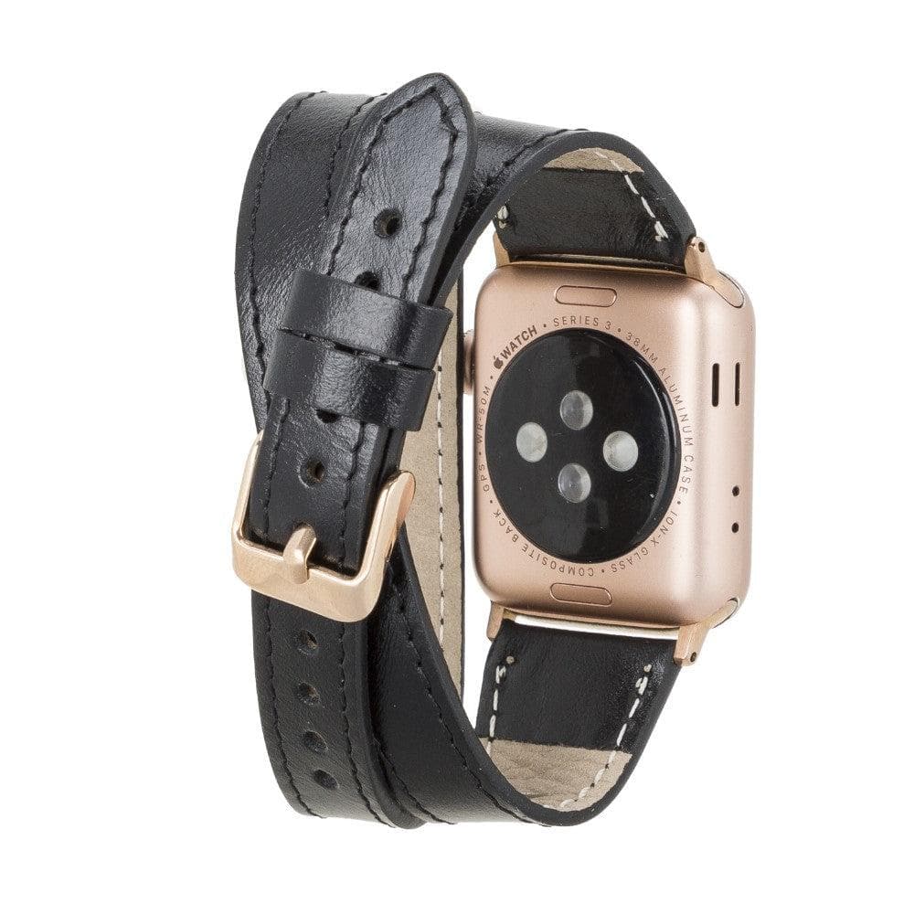 Leeds Double Tour Slim Apple Watch Leather Straps