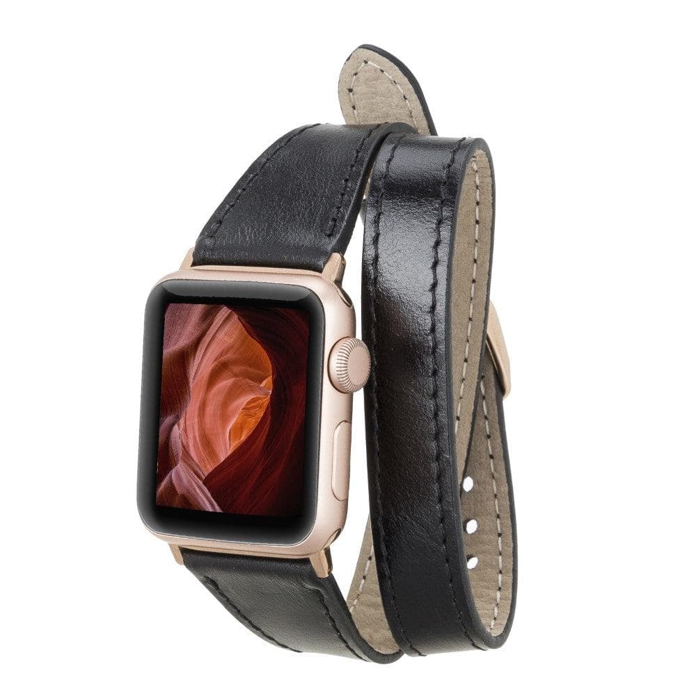 Leeds Double Tour Slim Apple Watch Leather Straps