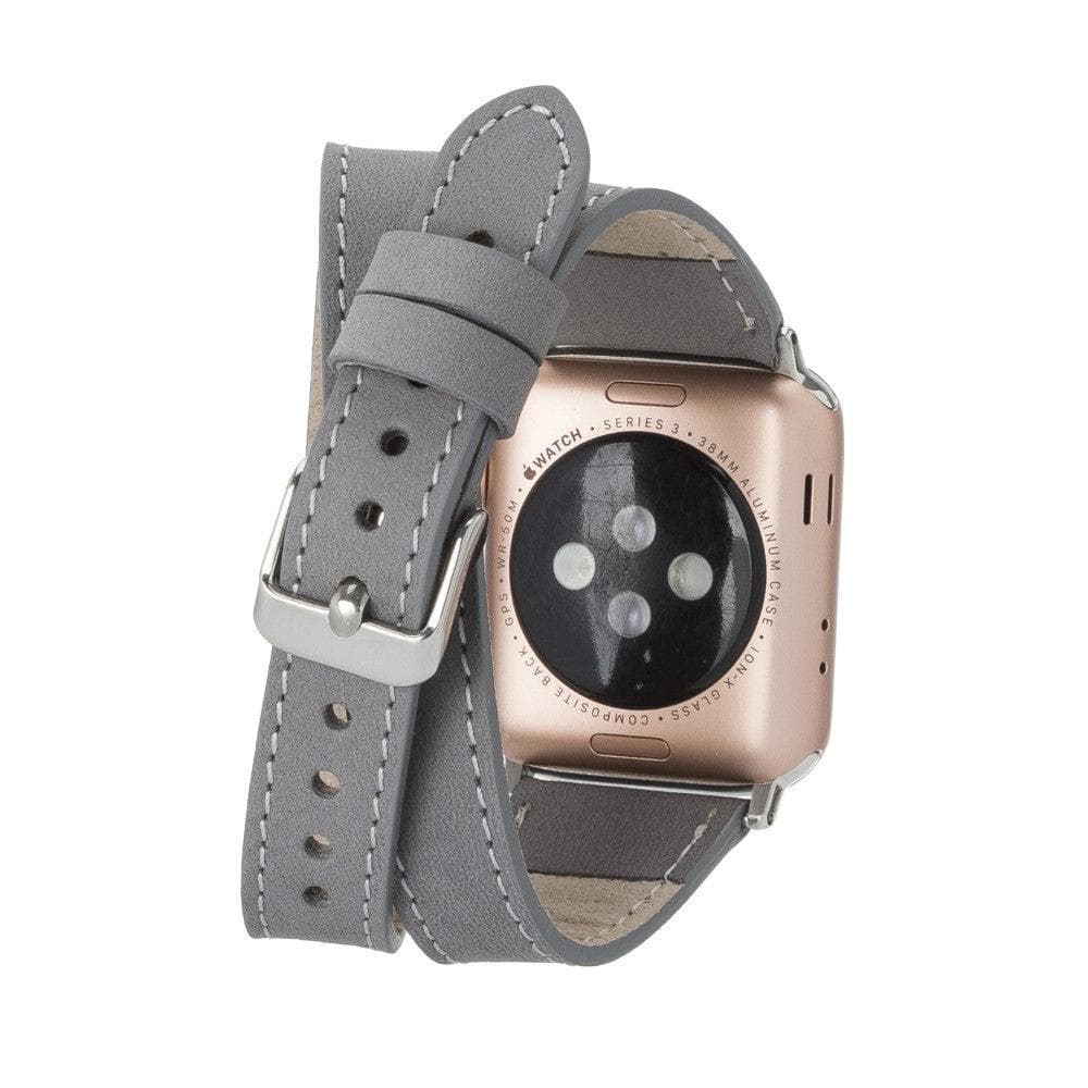 Leeds Double Tour Slim Apple Watch Leather Straps