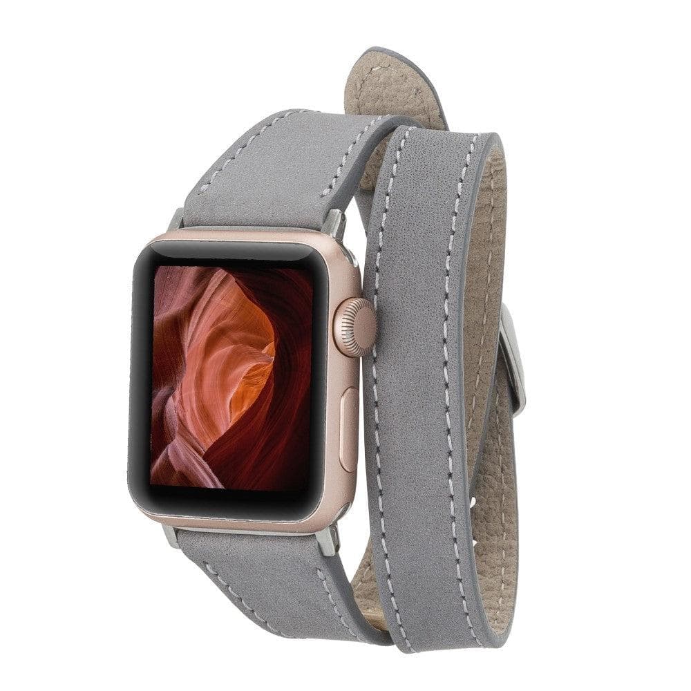 Leeds Double Tour Slim Apple Watch Leather Straps