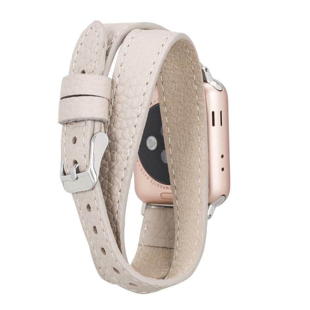 Leeds Double Tour Slim Apple Watch Leather Straps