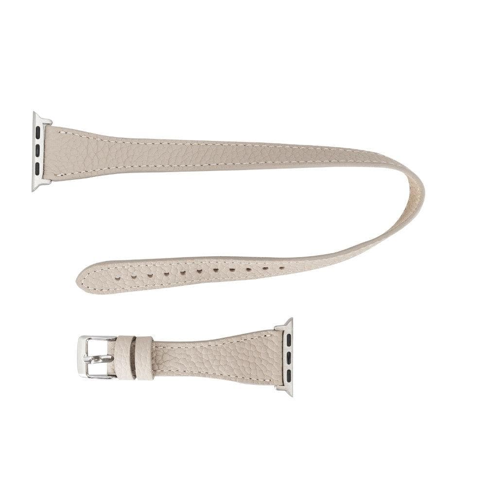 Leeds Double Tour Slim Apple Watch Leather Straps