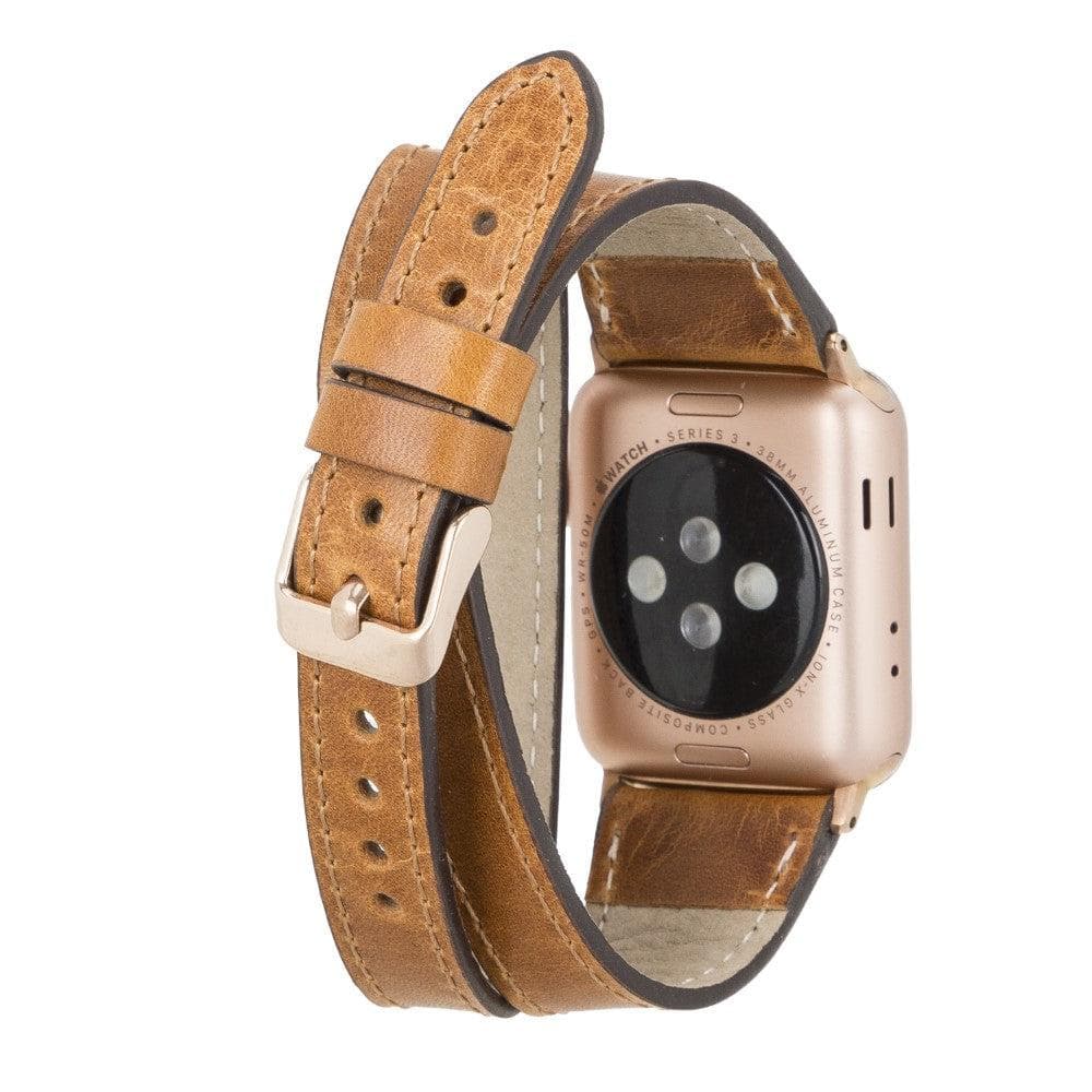 Leeds Double Tour Slim Apple Watch Leather Straps