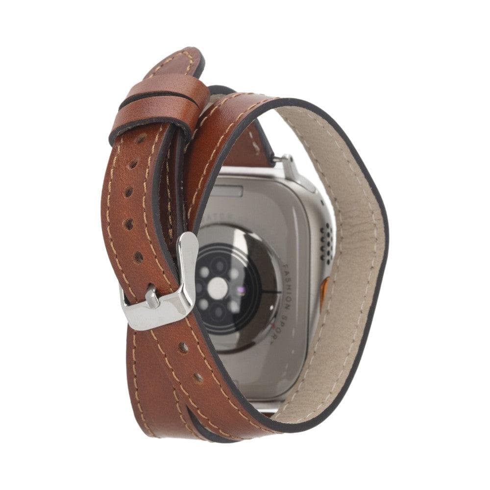 Leeds Double Tour Slim Apple Watch Leather Straps