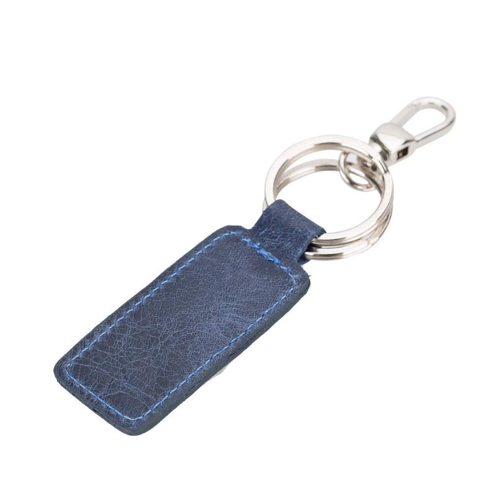 Mina Leather Keychain TN5 Blue