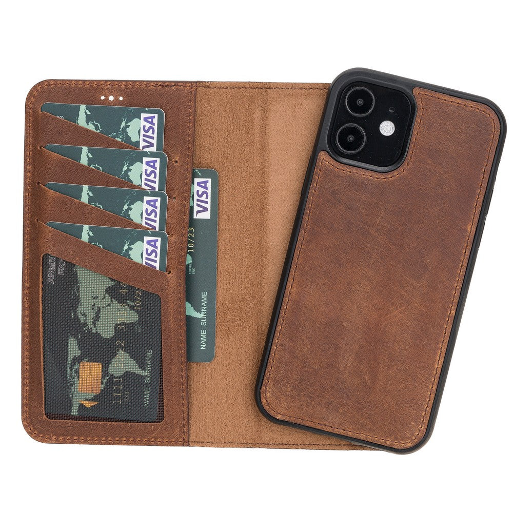 Apple iPhone 12 Series Leather Wallet Case MWWN