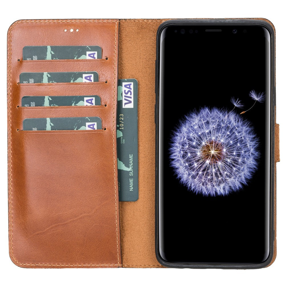 Samsung Galaxy S9 Leather Wallet Case