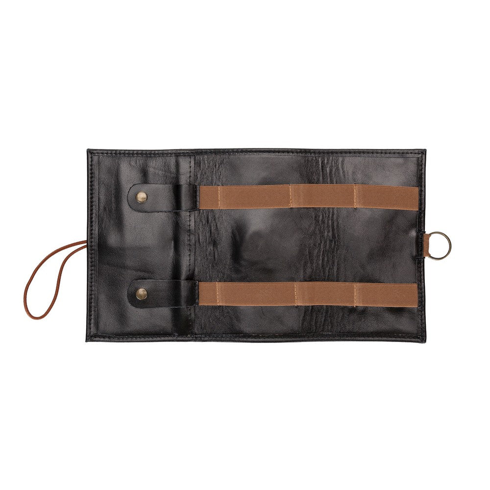 Leather Cable Accessory Carrying Bag