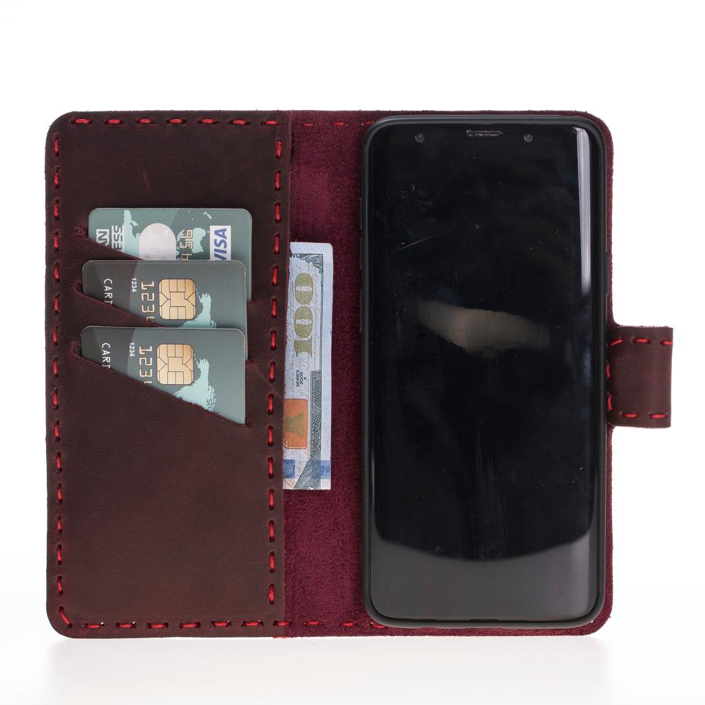 Samsung Galaxy S9 Leather Wallet Case