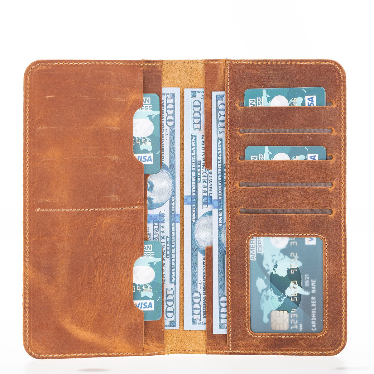 Rio 5.5 inch Leather Card Holder