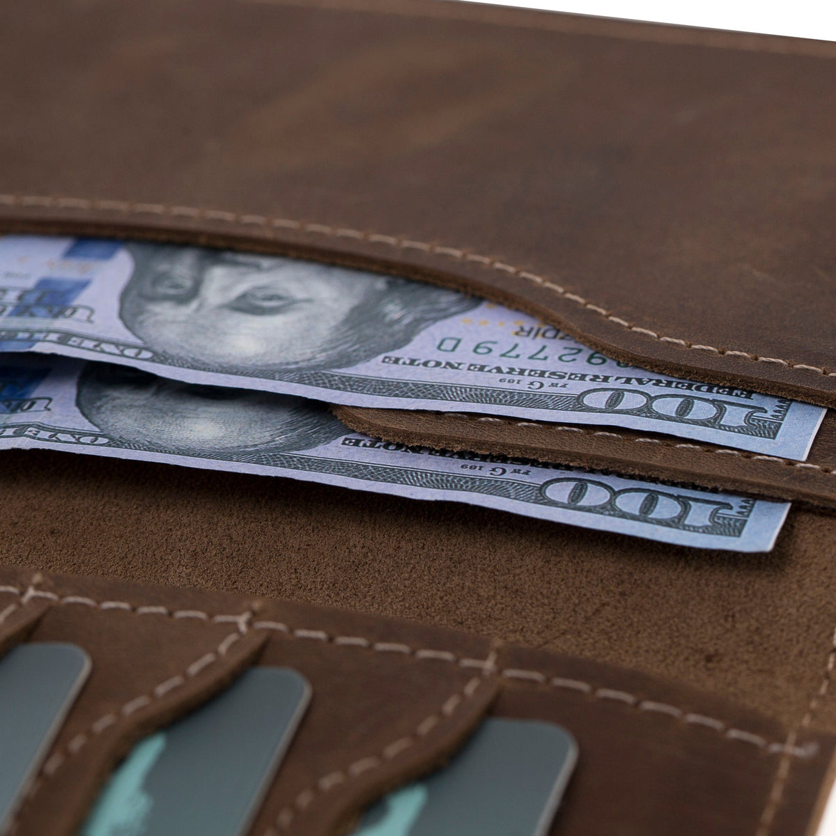 Passport Cover with Leather Wallet