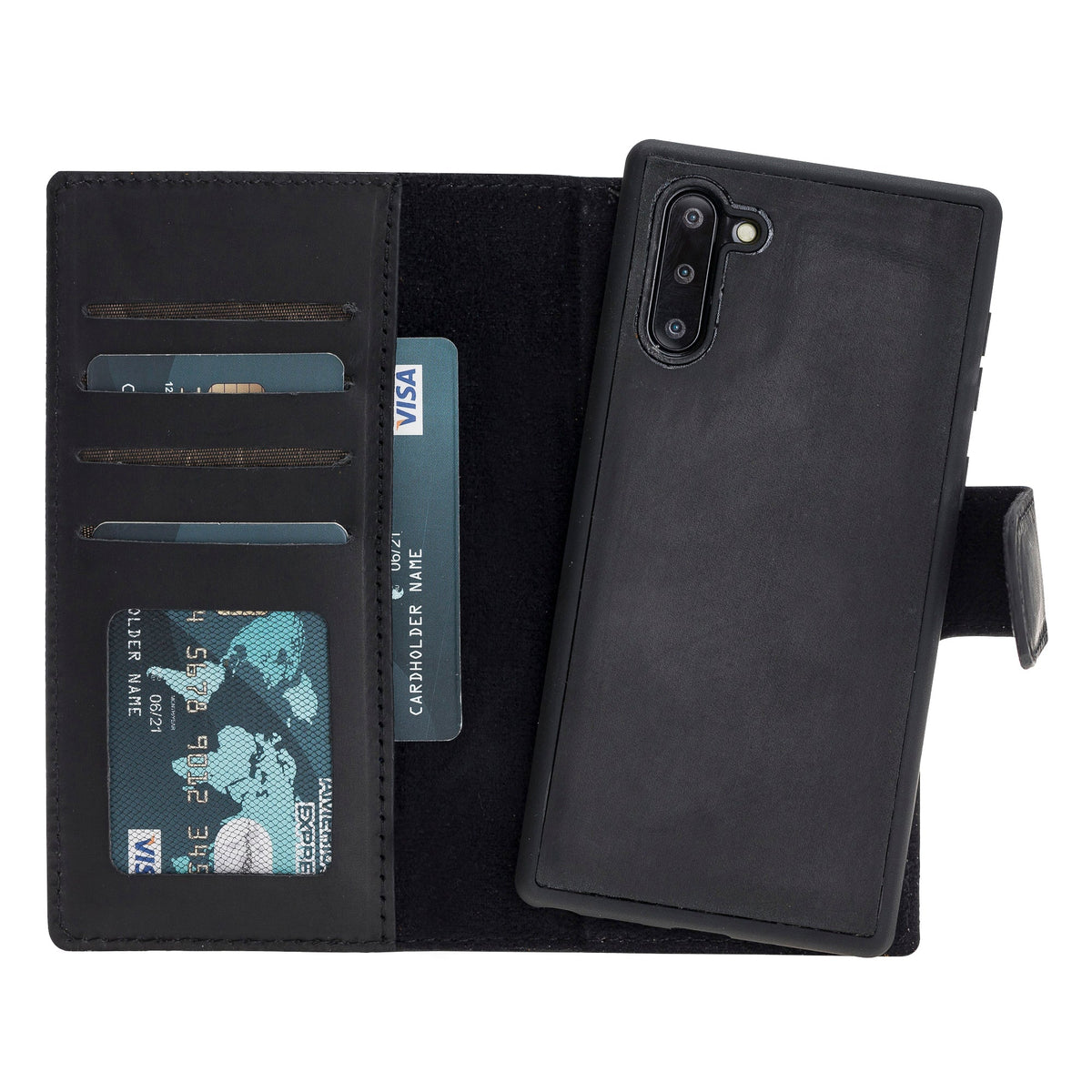 Samsung Galaxy Note 10 Leather Wallet Case Liluri