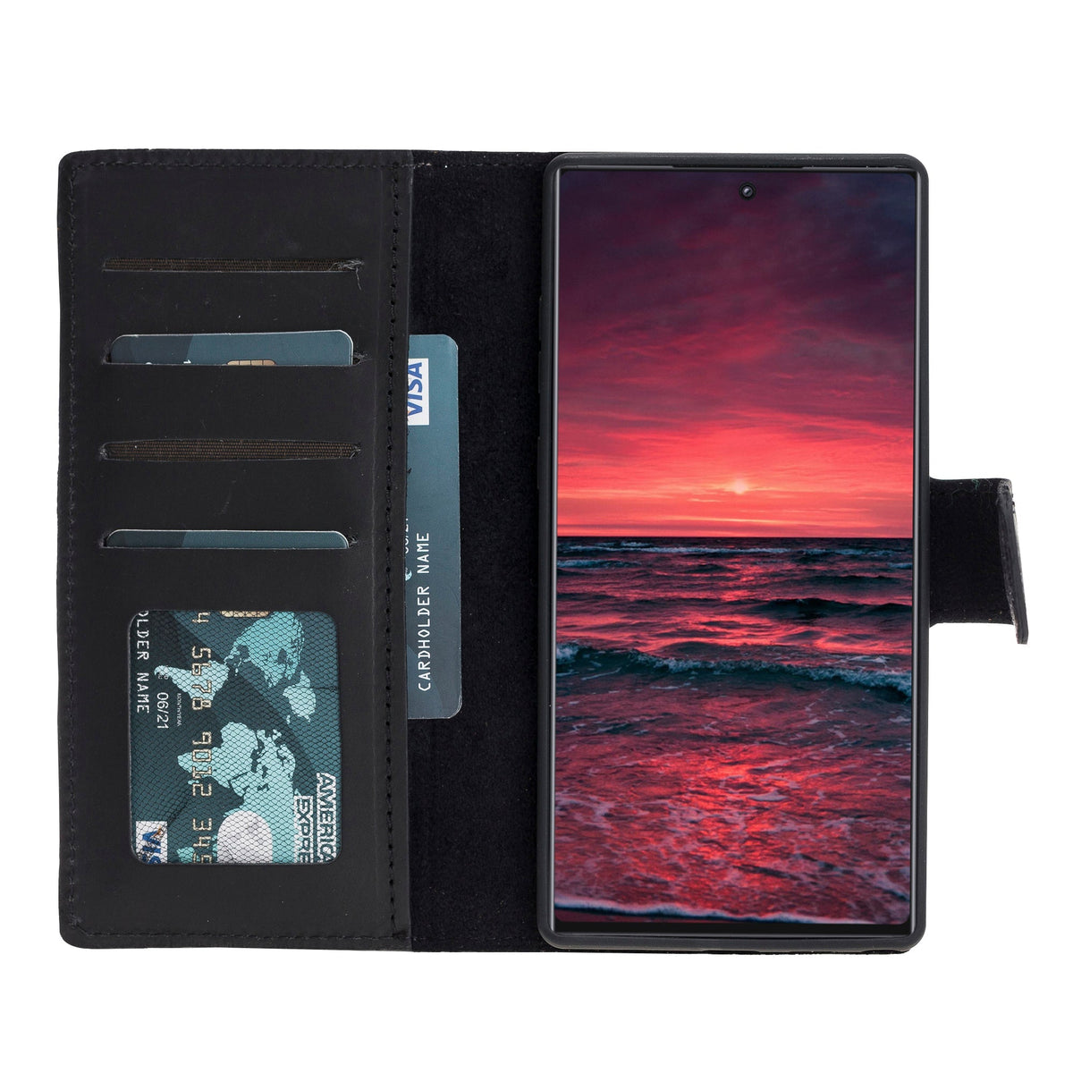 Samsung Galaxy Note 10 Leather Wallet Case Liluri