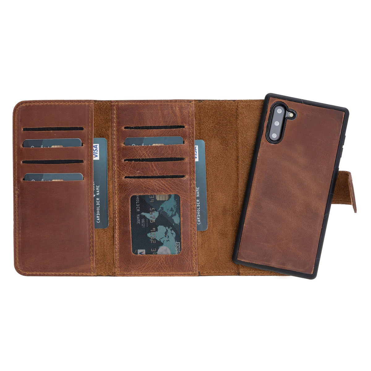 Samsung Galaxy Note 10 Leather Wallet Case Santa